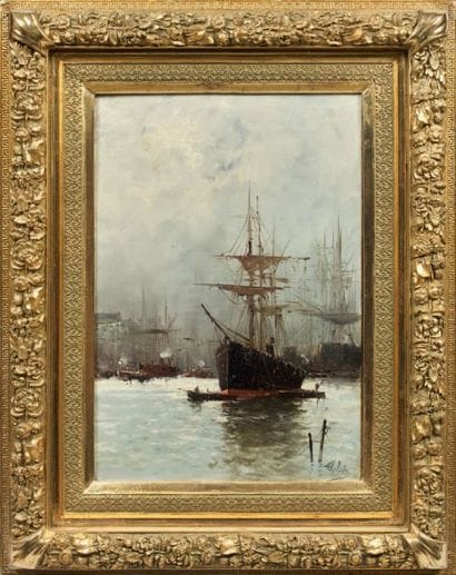 A. NOLET, XIXème siècle

BATEAUX DANS UN...