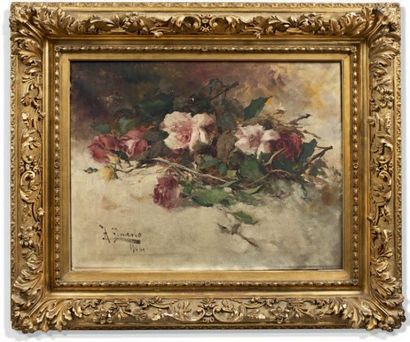 Andres GIMENO (1879-?)

JETÉ DE FLEURS, 1900.
Huile...