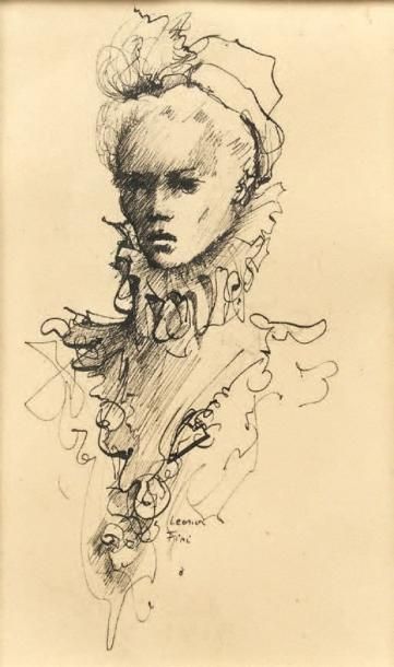 Léonor FINI (1907-1996)

- PORTRAIT DE JEUNE...