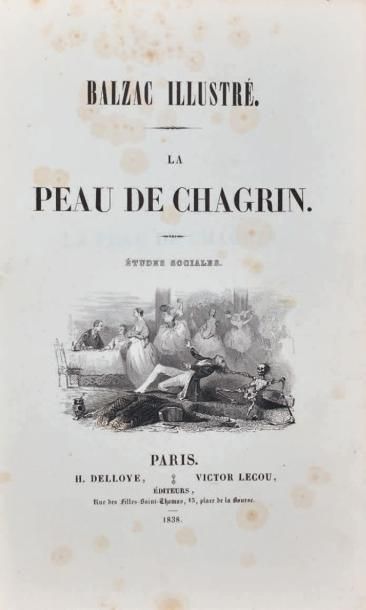 BALZAC Honoré de
La Peau de chagrin. Études...