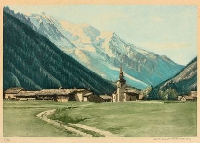 Charles-Henry CONTENCIN (1898-1955)
ARGENTIÈRE...