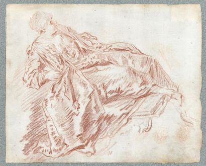 Dans le goût du XVIIIème siècle
FEMME ASSISE,...
