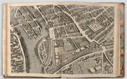 PARIS. - PLAN DE PARIS commencé l'année 1734......