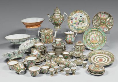 CHINE, Canton - XIXème siècle
Service en...