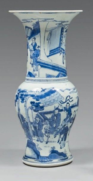 CHINE - Période Transition, XVIIème siècle
Vase...