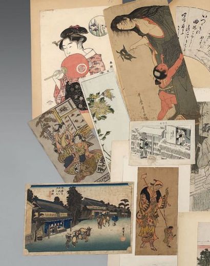 Epoque MEIJI (1868 - 1912)
Ensemble de douze...