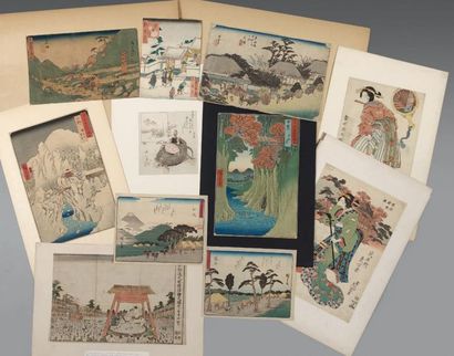 Utagawa Hiroshige (1797 - 1858) et Utagawa...