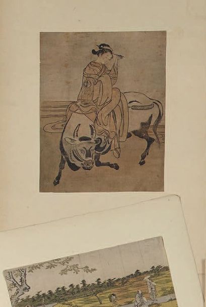 Trois estampes:
- Suzuki Harunobu ( 1725...