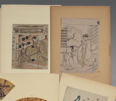 Trois estampes:
- Suzuki Harunobu ( 1725...