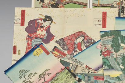 UTAGAWA TOYOKUNI III (1786-1865)
Ensemble...