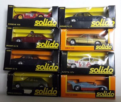 J10. SOLIDO. Lot d’environ quarante miniatures...