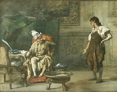 Ferdinand HEILBUTH (1826-1889)
MOLIERE DANS...