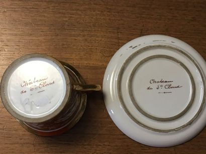 PARIS
Tasse à déjeuner et sa soucoupe en...
