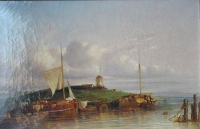 Théodore DUBOIS (1804-1879)
PÊCHEURS SUR...