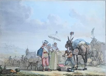 Edouard SWEBACH (Paris 1800 - Versailles...