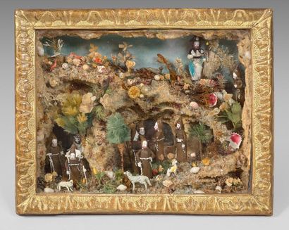 Paradis animé de figurines en verre filé...