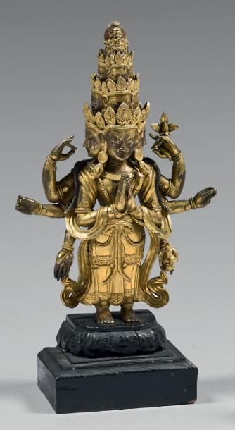 TIBET - XVIIIème siècle

Statuette en bronze...