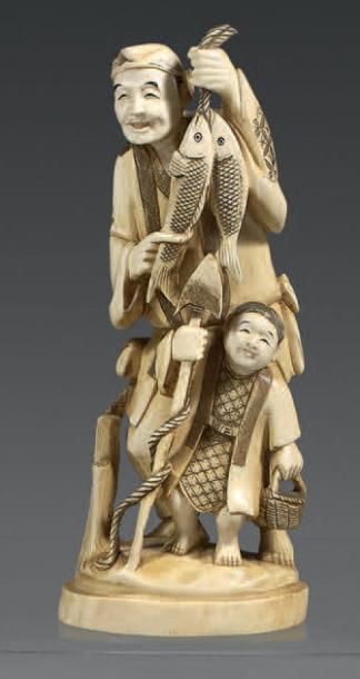 JAPON - Epoque MEIJI (1868-1912)

Deux okimono...