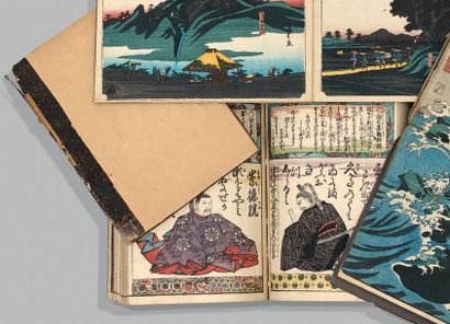 Ishida Gyokuzan (? - 1812)
Les cent poètes.
Un...