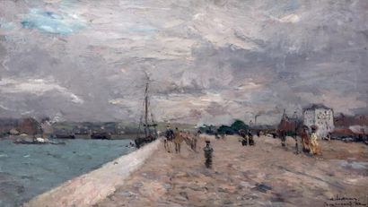 ALBERT LEBOURG (1849-1928)

PROMENEURS SUR...