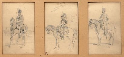 Adrien DAUZATS (1804-1t868)

TROIS FEUILLES...