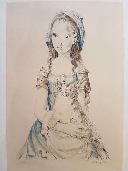 Léonard tsuguharu dit foujita (1886-1968)
FILLETTE...