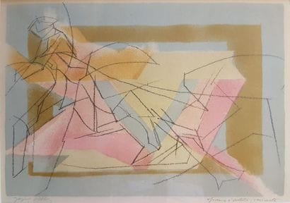 Jacques VILLON (1875-1963)
PERSONNAGE COUCHÉ.
Epreuve...
