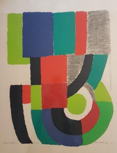 Sonia DELAUNAY (1885-1979)
PRISME.
Lithographie...