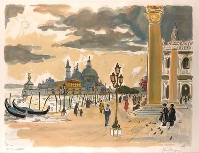 Yves BRAYER (1907-1990)
VENISE, LA DOGANA...
