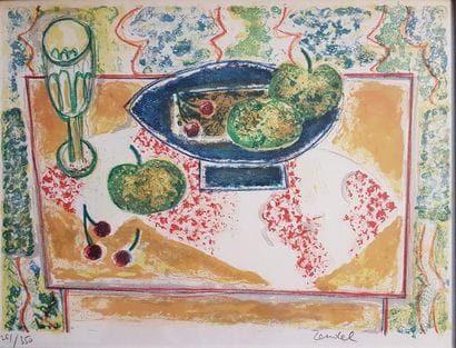 Gabriel ZENDEL (1906-1992)
NATURE MORTE.
Lithographie,...
