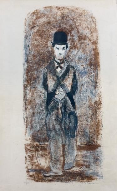 Joseph PRESSMANE (1904-1967)
CHARLIE CHAPLIN.
Aquatinte,...