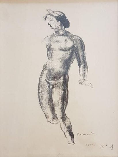 Paul BELMONDO (1898-1982)
- NU MASCULIN,...