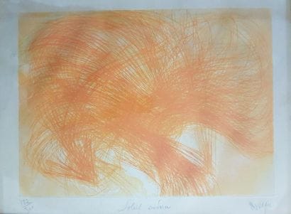Jean MESSAGIER (1920-1999)
SOLEIL ENDORMI.
Eau-forte...