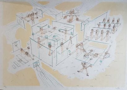 ROBERTO MATTA (1911-2002)
FIGURES ou LES...