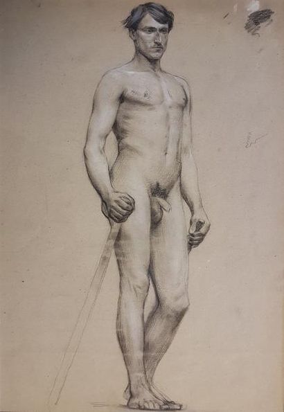 Gustave POETZSCH (1870-1950)
HOMME NU AU...