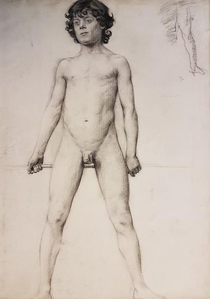 Gustave POETZSCH (1870-1950)
HOMME NU AU...