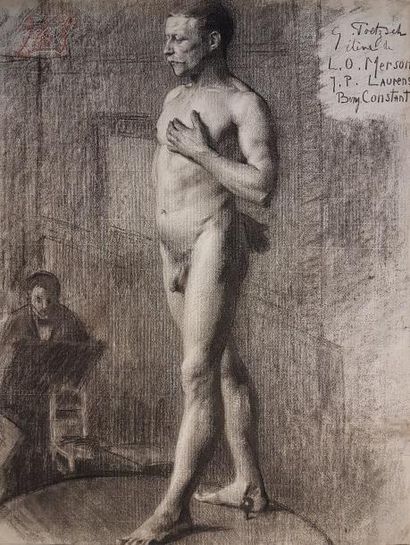 Gustave POETZSCH (1870-1950)
LE PEINTRE ET...