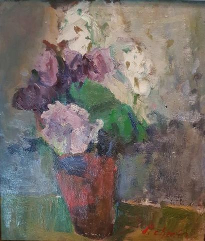 Zygmunt SCHRETER (1896-1977)
FLEURS, 1954.
Huile...