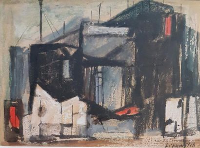 Eugen LIPKOWITCH (1924-1987)
LE HANGAR.
Dessin...