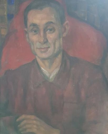 Armand SCHÖNBERGER (1885-1974)
PORTRAIT D'HOMME.
Huile...