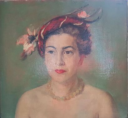 David PERETZ (1906-1982)
FEMME EN BUSTE AU...