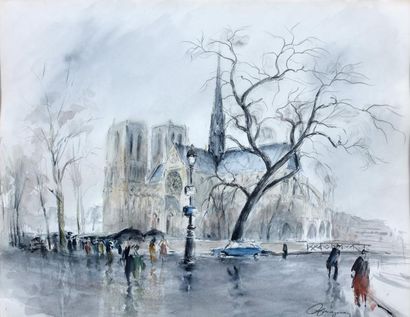 Anthime MAZERAN (1907-1986)
NOTRE DAME PAR...