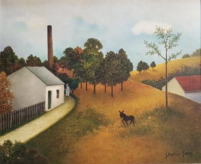 Maurice GHIGLION-GREEN (1913-1989)
PAYSAGE...