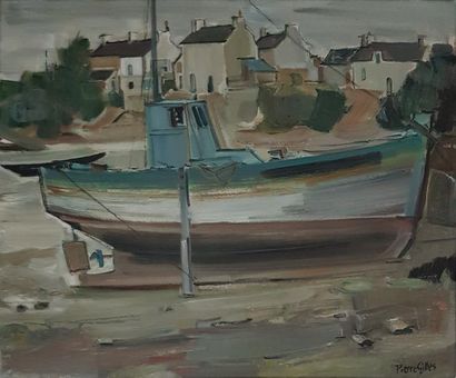 Pierre GILLES (1913-1993)
BATEAU A L'ÉCHOUAGE...