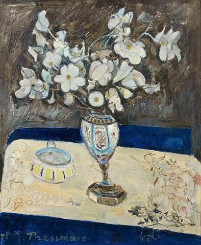 Joseph PRESSMANE (1904-1967)
VASE DE FLEURS...