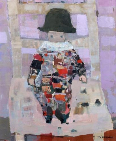 André LA VERNEDE (1899-1971)
LA POUPÉE ARLEQUIN.
Huile...