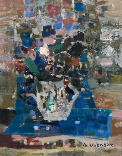 André LA VERNEDE (1899-1971)
VASE DE FLEURS...