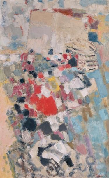 Alexandre GARBELL (1903-1970)
PLAGE ANIMÉE.
Huile...