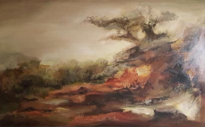 Jean COTTÉ (né en 1931)
MARAIS FANTASTIQUE.
Huile...