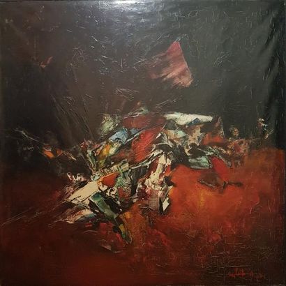 Léa LUBLIN (1929-1999)
HOLOCAUSTO NUCLEAR.
Huile...